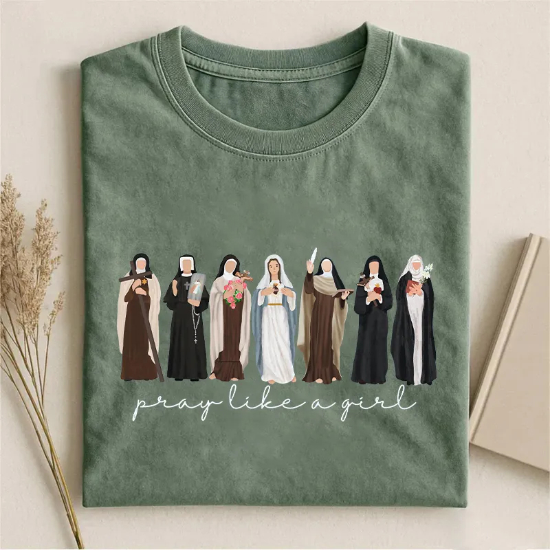 Pray Like A Girl T-shirt