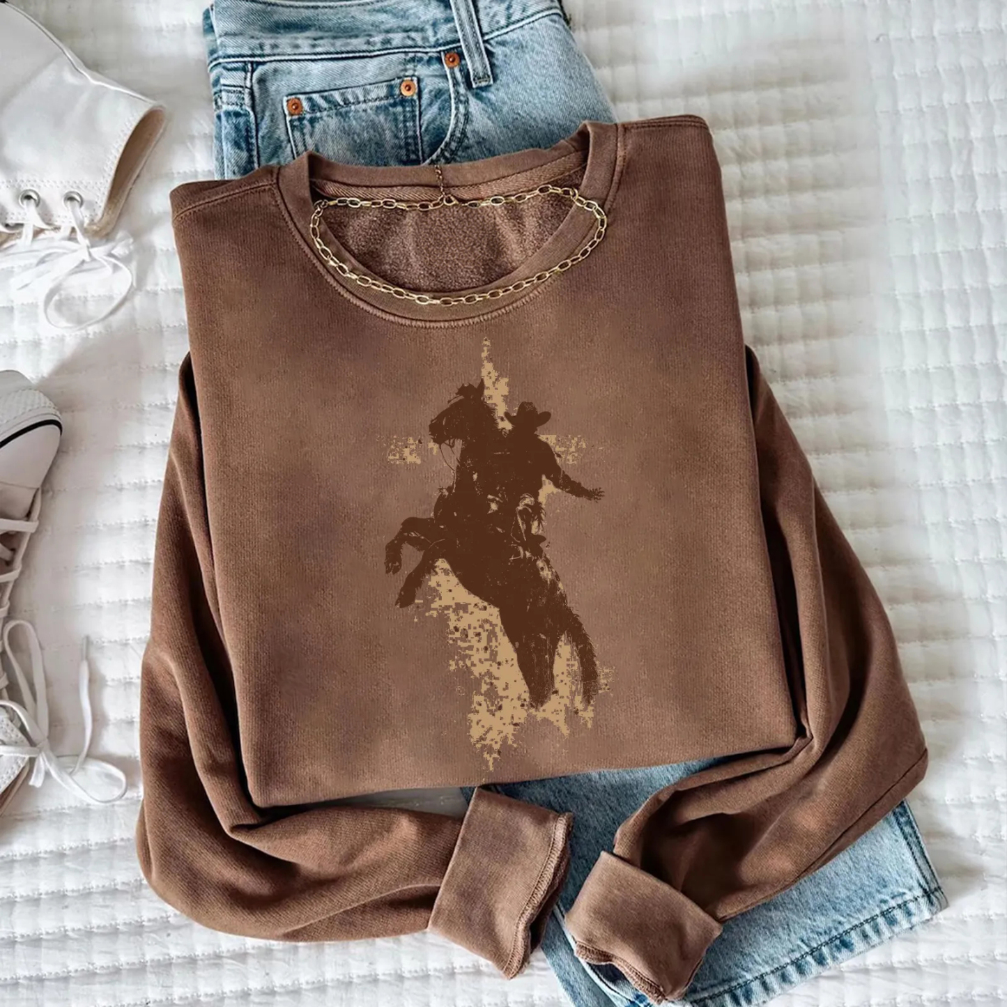 Western Christian Cowboy Sweatshirt