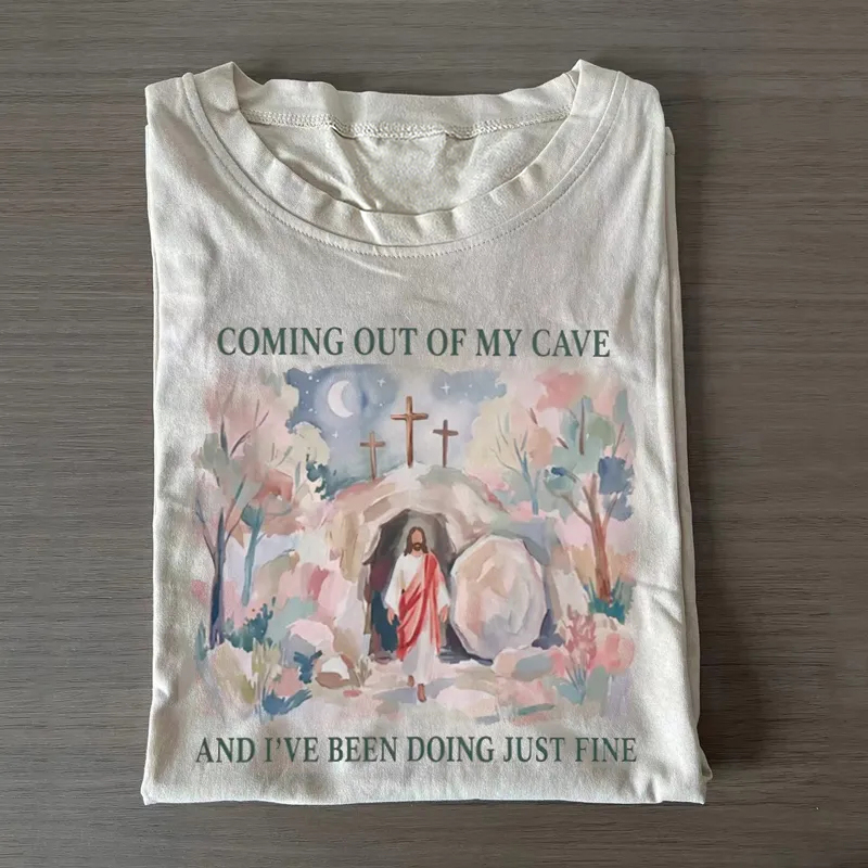 Jesus Coming Out Of My Cave T-shirt