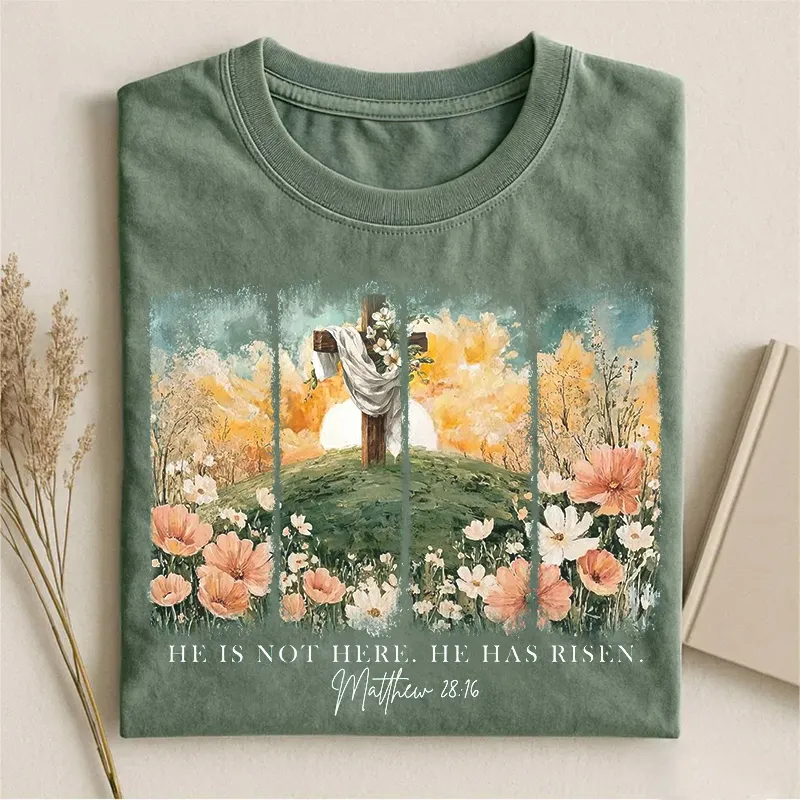 He Is Risen Easter T-shirt