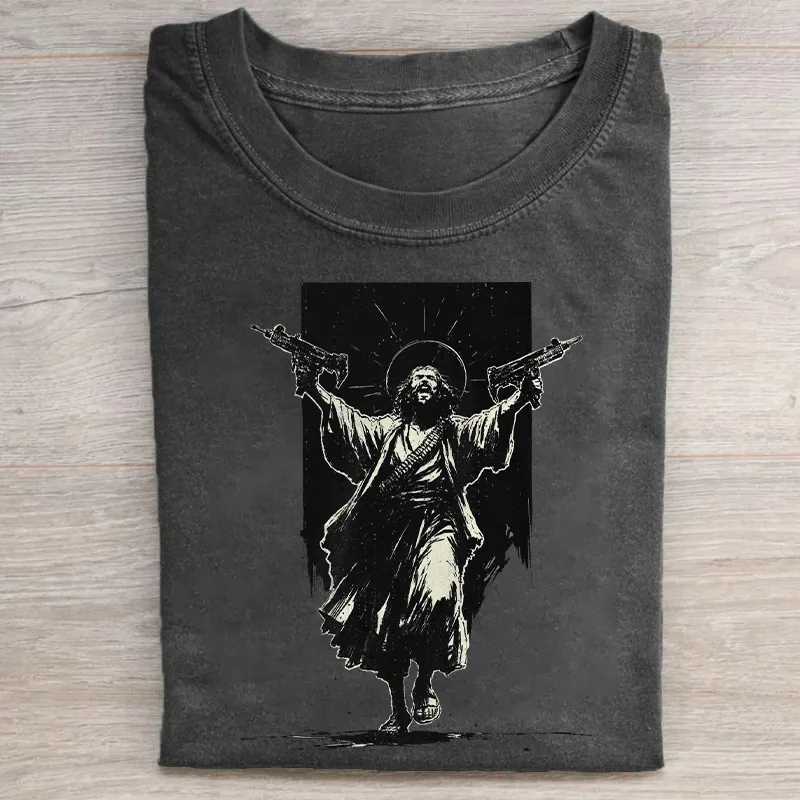 Uzi Jesus T-shirt