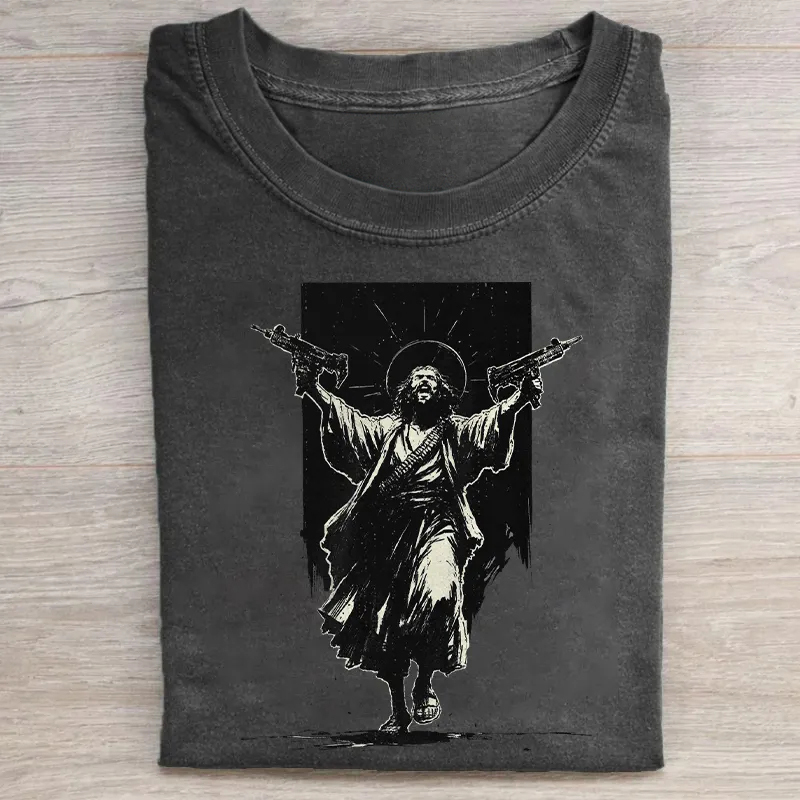 Uzi Jesus T-shirt