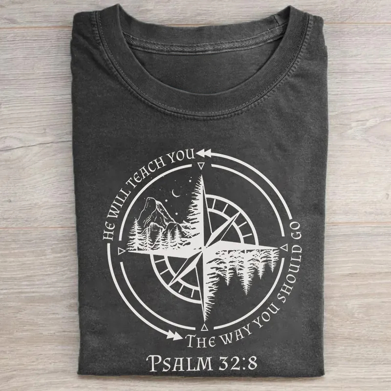 God Guides Christian T-shirt