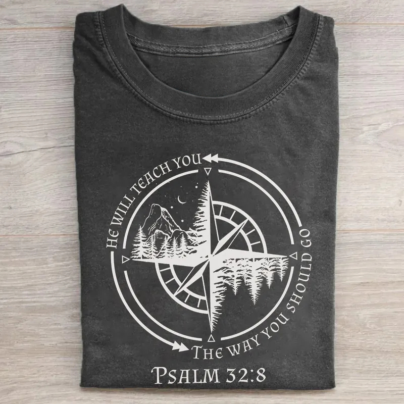 God Guides Christian T-shirt
