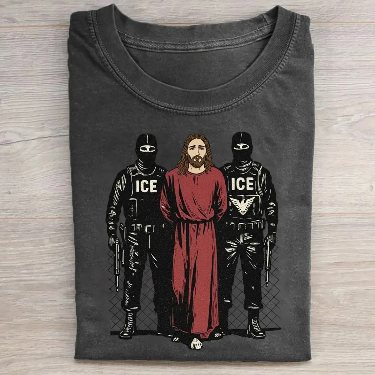 Jesus Arrested By ICE T-shirt