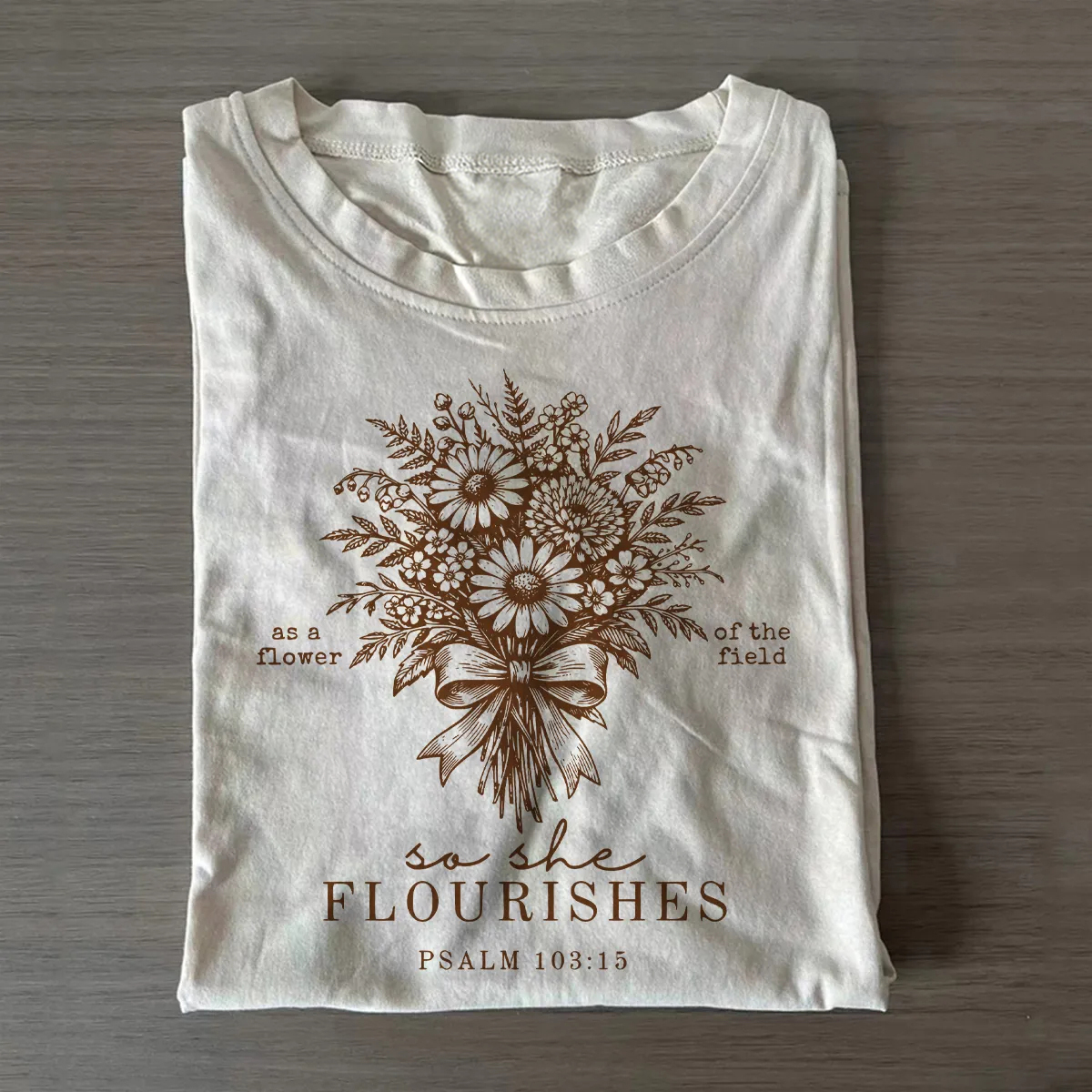 Jesus Floral Flourishes T-shirt