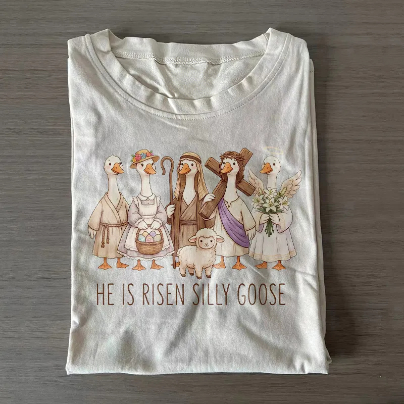 He Is Risen Silly Goose T-shirt