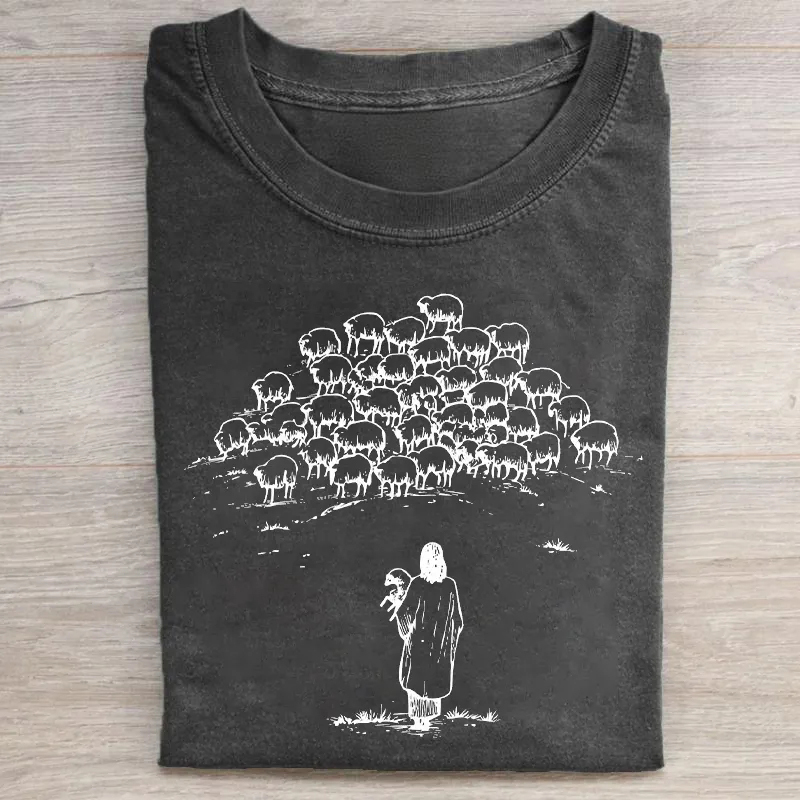 Jesus And Sheep T-shirt