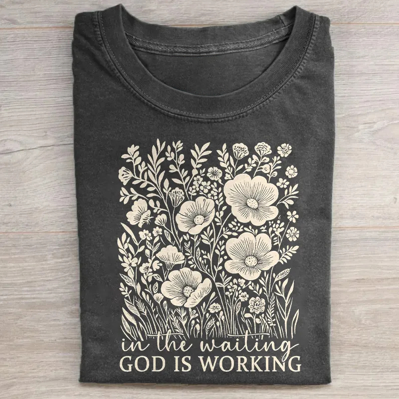 Vintage Floral Christian T-shirt