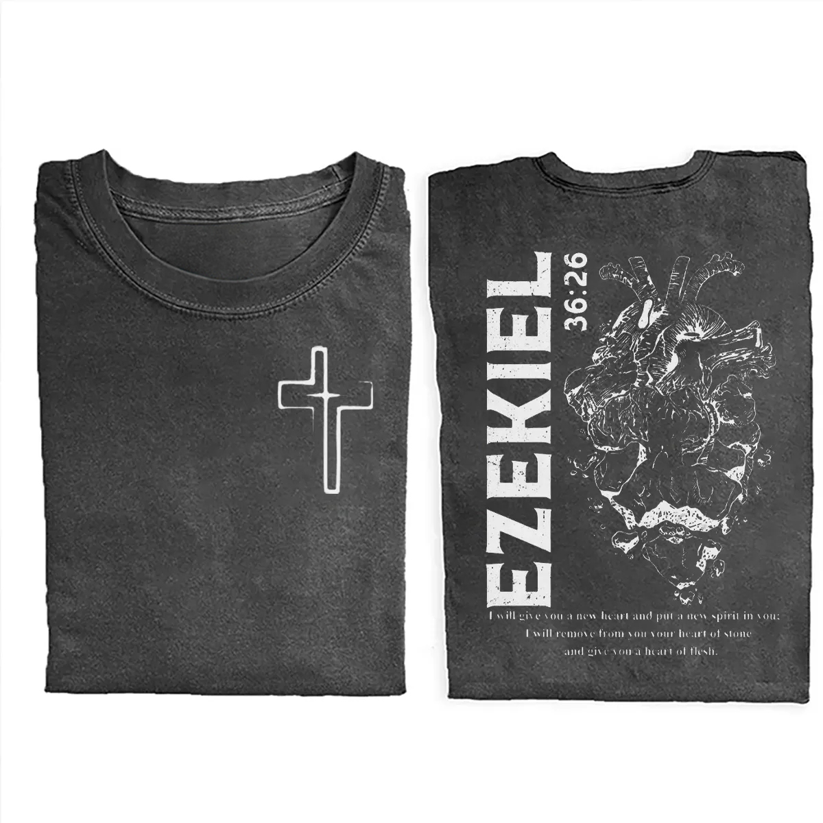 Heart Of Flesh Ezekiel 36:26 T-shirt
