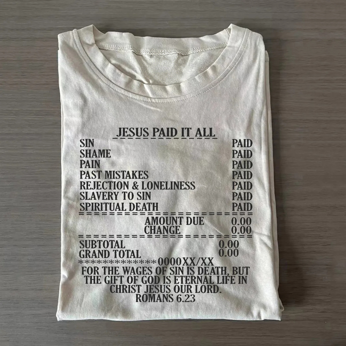 Jesus Paid It All T-shirt