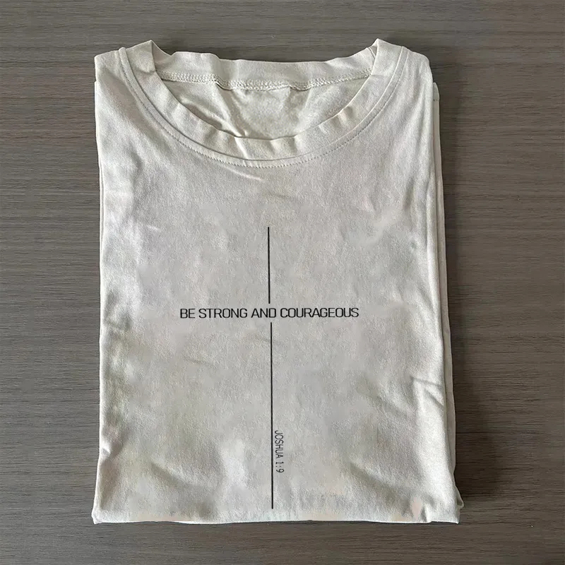 Joshua 1:9 Christian T-shirt