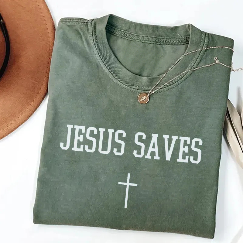Comfort Colors Jesus Saves T-shirt