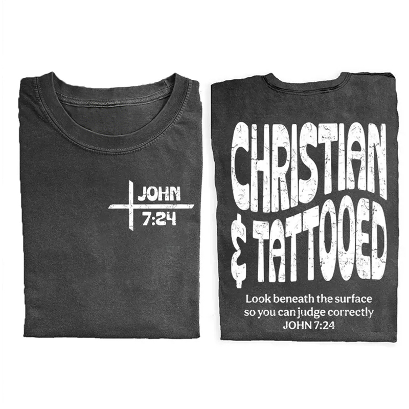 Comfort Colors Christian and Tattooed T-shirt