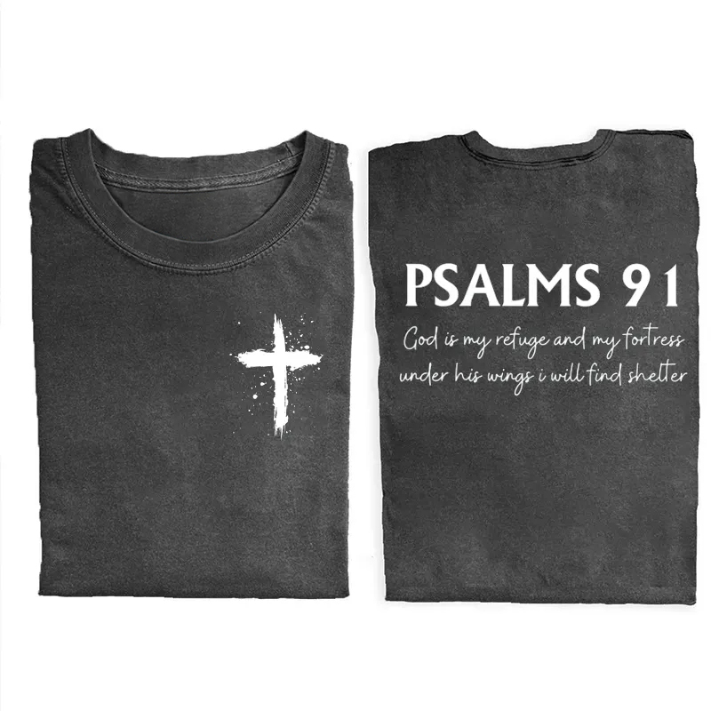 Psalm 91 Bible Verse T-shirt