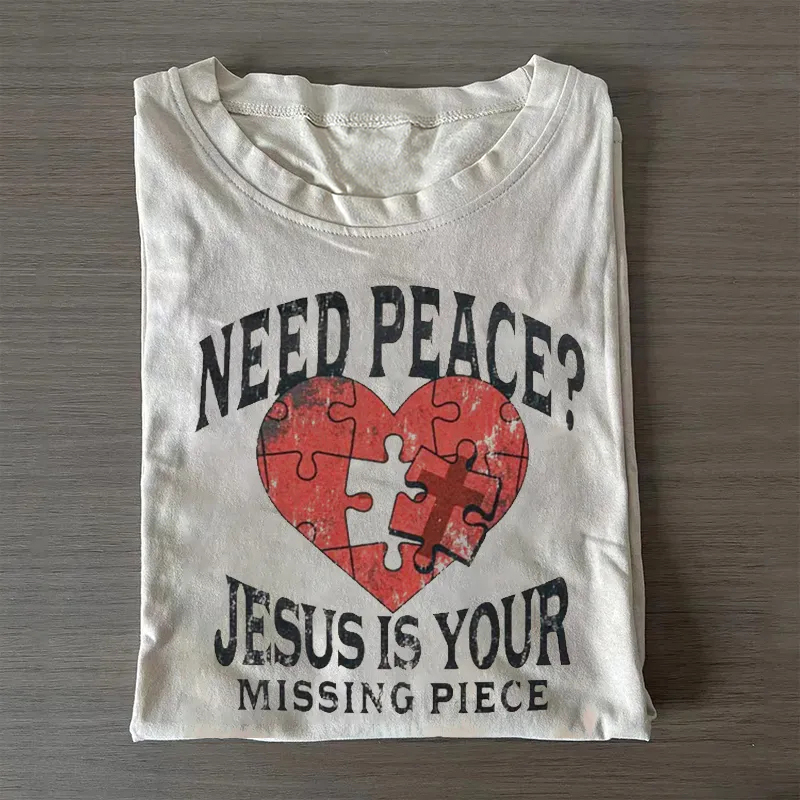 Jesus Is Your Missing Piece Christian T-shirt