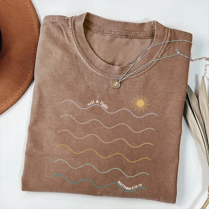 Salt and Light Boho Christian T-shirt