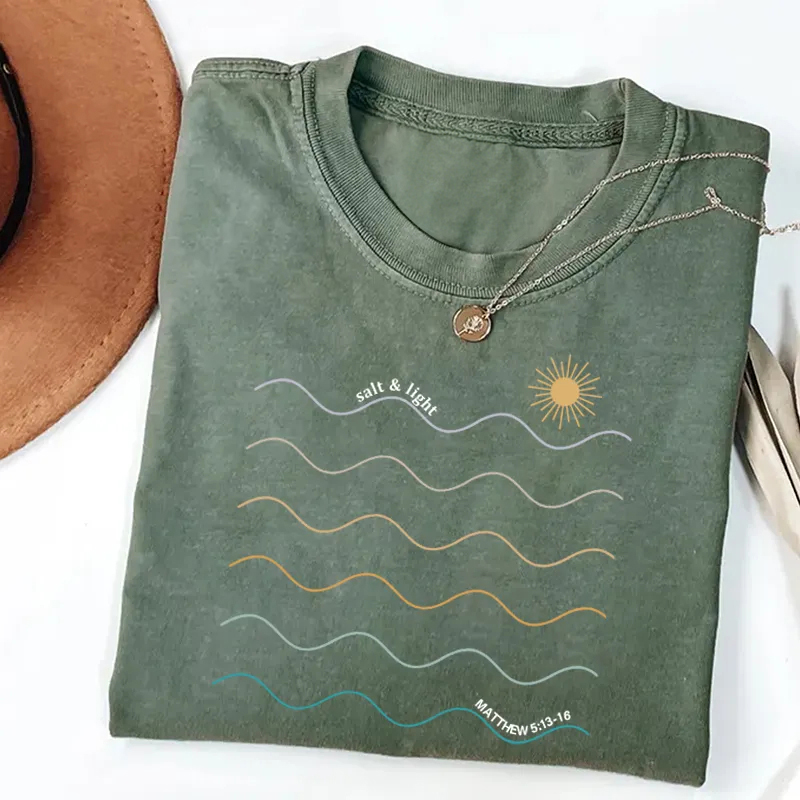 Salt and Light Boho Christian T-shirt