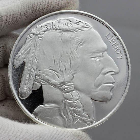 Last Day 70% OFF🔥1 oz Buffalo Silver Round | Silvertowne Mint