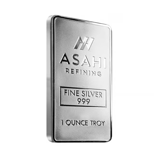 Asahi 1 Oz Silver Bar
