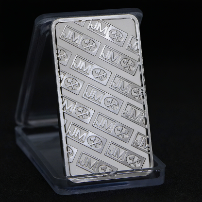 【LOT OF 10 】 1 oz Johnson Matthey Silver Bars  .999 Fine Silver | 1 Troy Ounce
