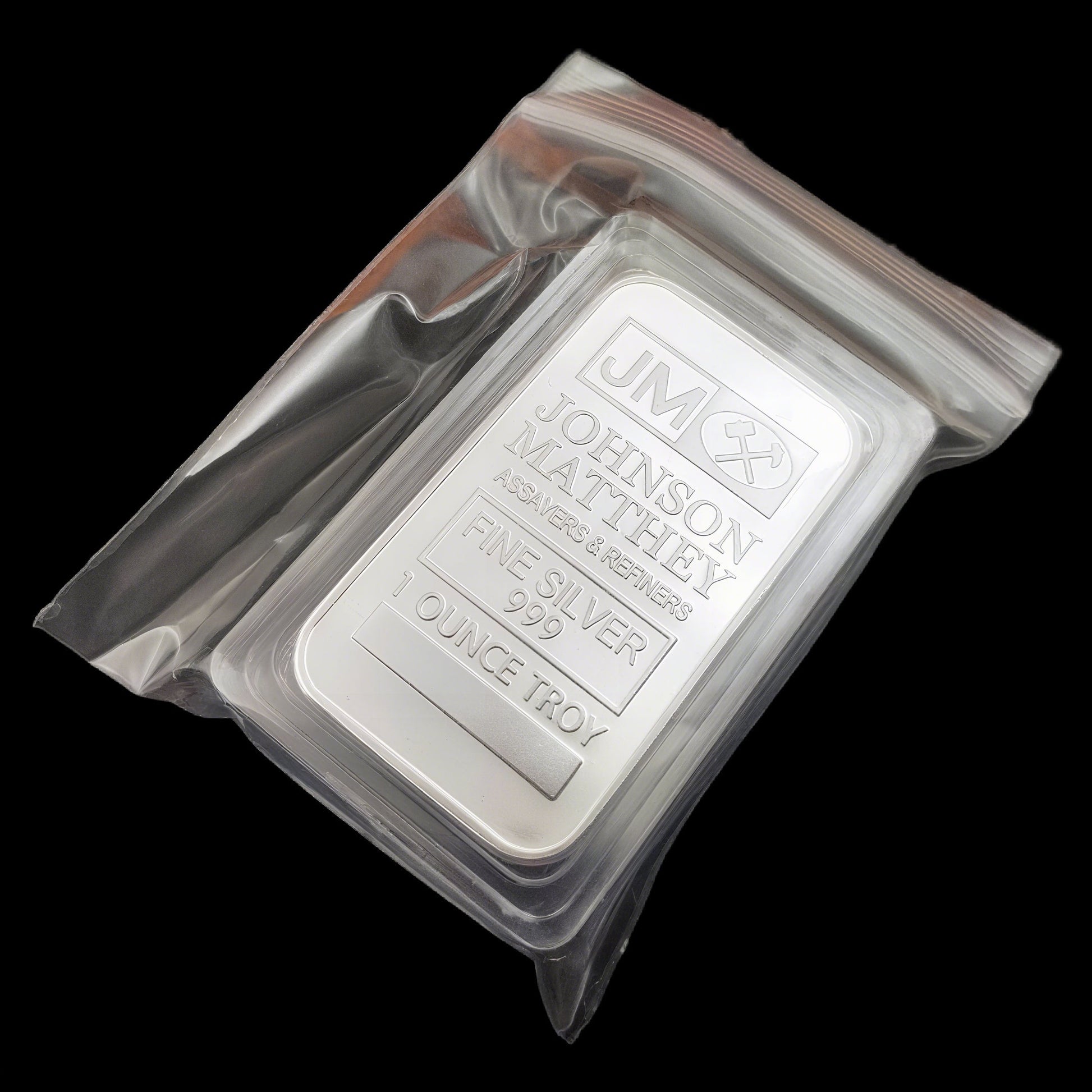 【LOT OF 10 】 1 oz Johnson Matthey Silver Bars  .999 Fine Silver | 1 Troy Ounce