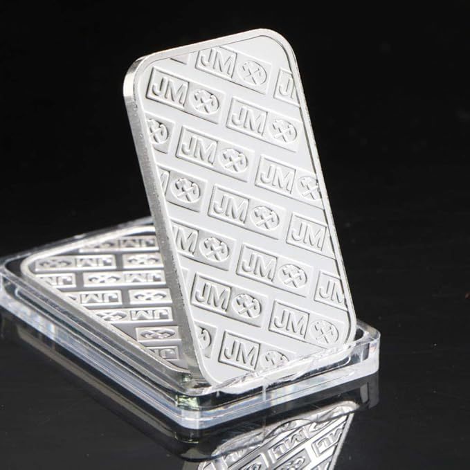 【LOT OF 10 】 1 oz Johnson Matthey Silver Bars  .999 Fine Silver | 1 Troy Ounce