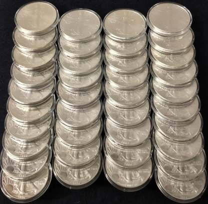 1986-2025 American Silver Eagle 40-pcs Set