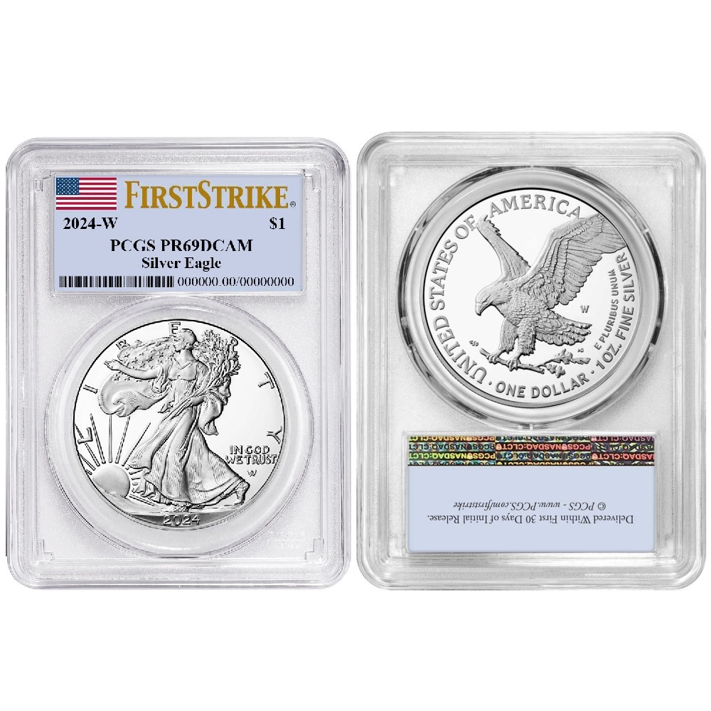 2026-2022 1-Oz American Silver Eagle Proof Coin Brilliant Uncirc First Strikes