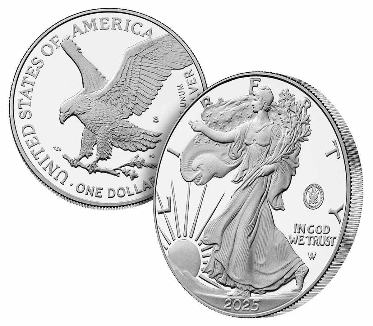 250th Anniversary United States Military American Eagle One Ounce Silver Proof Coin