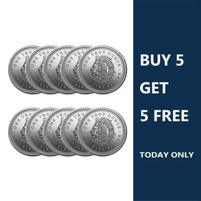 Last Day 70% OFF🔥【 LOT OF 10 】 1 oz Aztec Calendar Silver Round