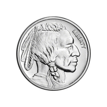 Lot of 10 -  1 oz Buffalo Silver Round | Silvertowne Mint
