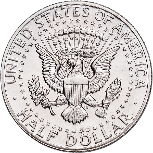 1964 Kennedy Silver Half Dollar - MS63 / BU (Uncirculated) Condition BU 