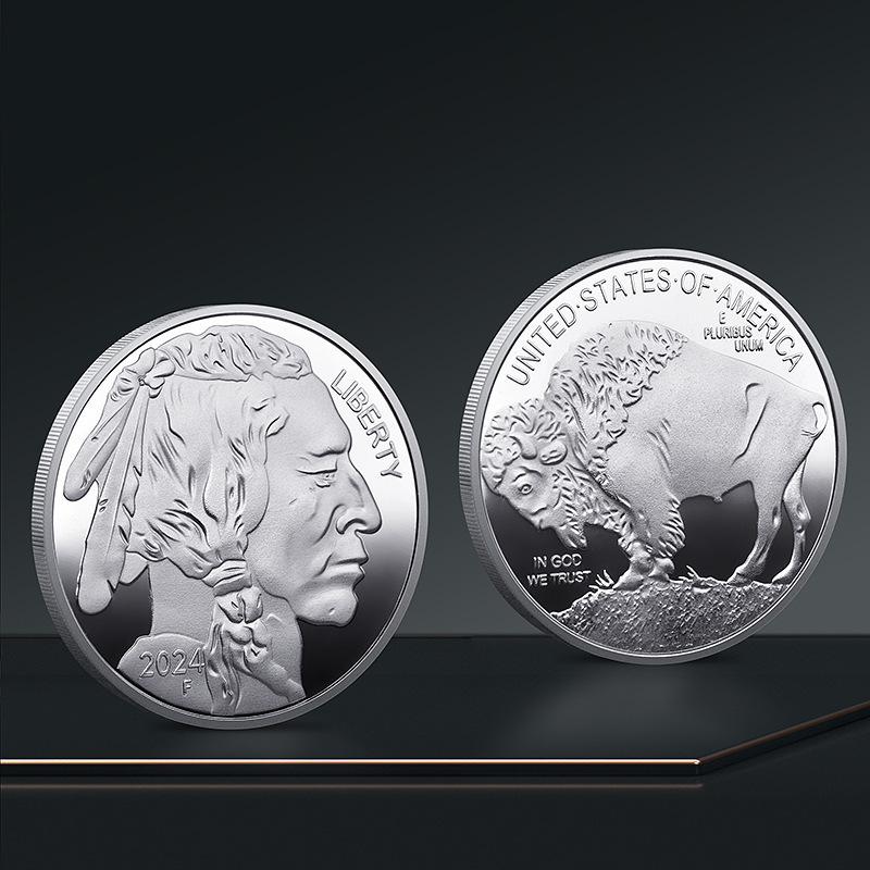 Last Day 70% OFF🔥1 oz Buffalo Silver Round | Silvertowne Mint