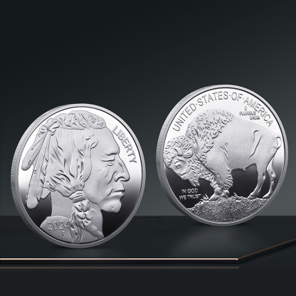 Last Day 70% OFF🔥1 oz Buffalo Silver Round | Silvertowne Mint