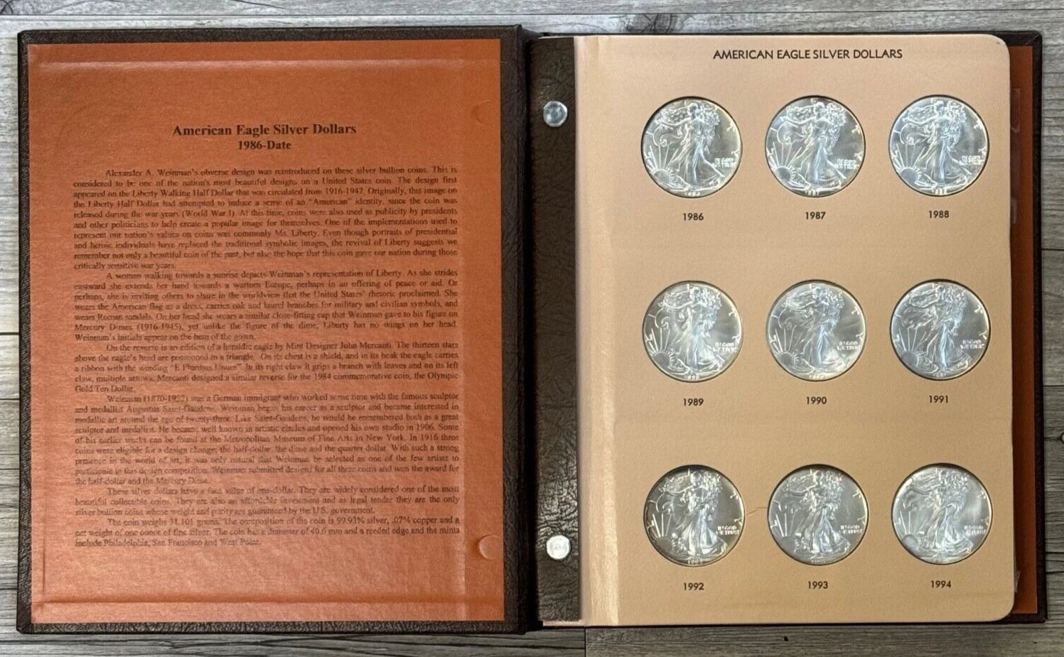 1986-2025 American Silver Eagle 40-pcs Set