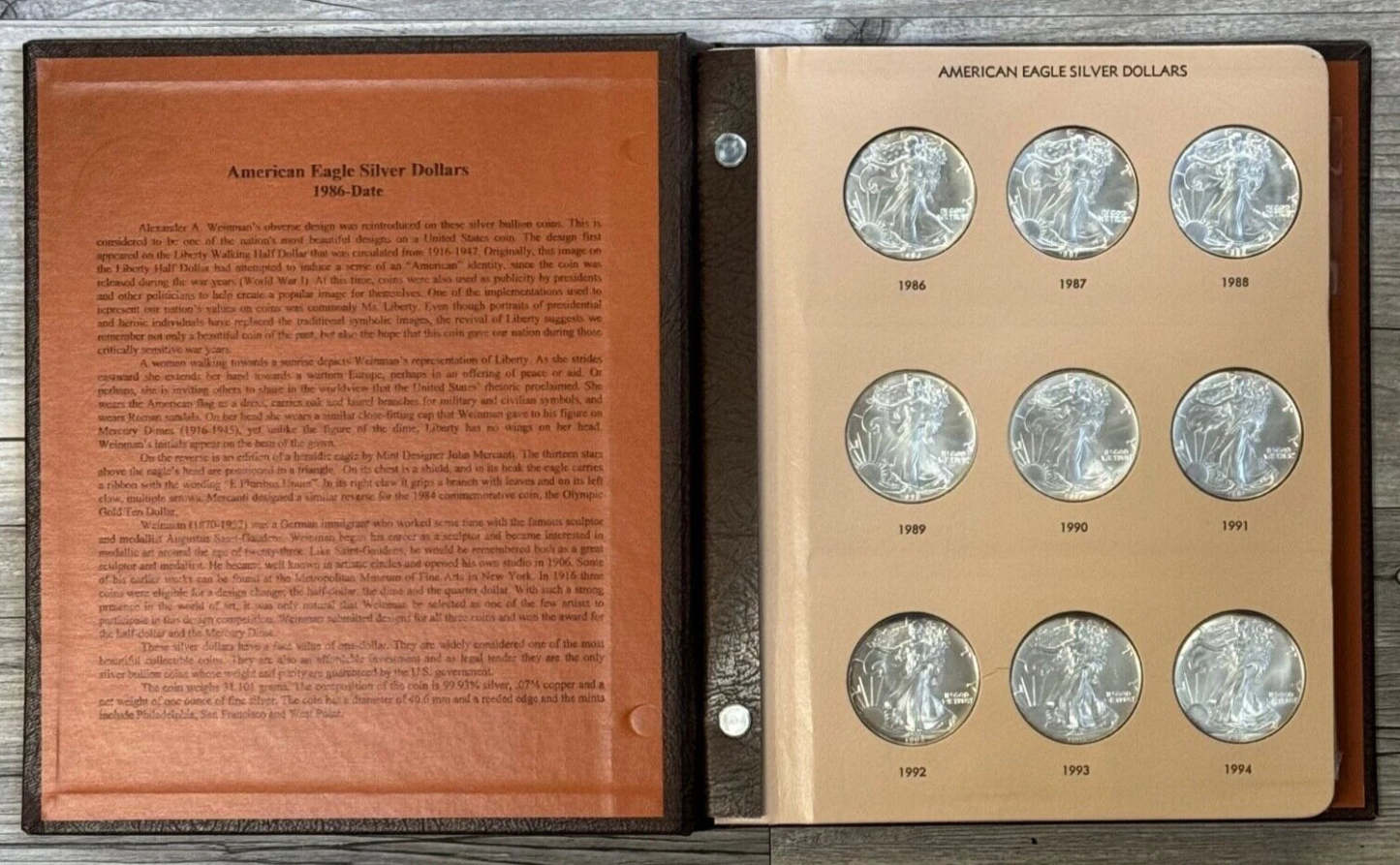 1986-2025 American Silver Eagle 40-pcs Set