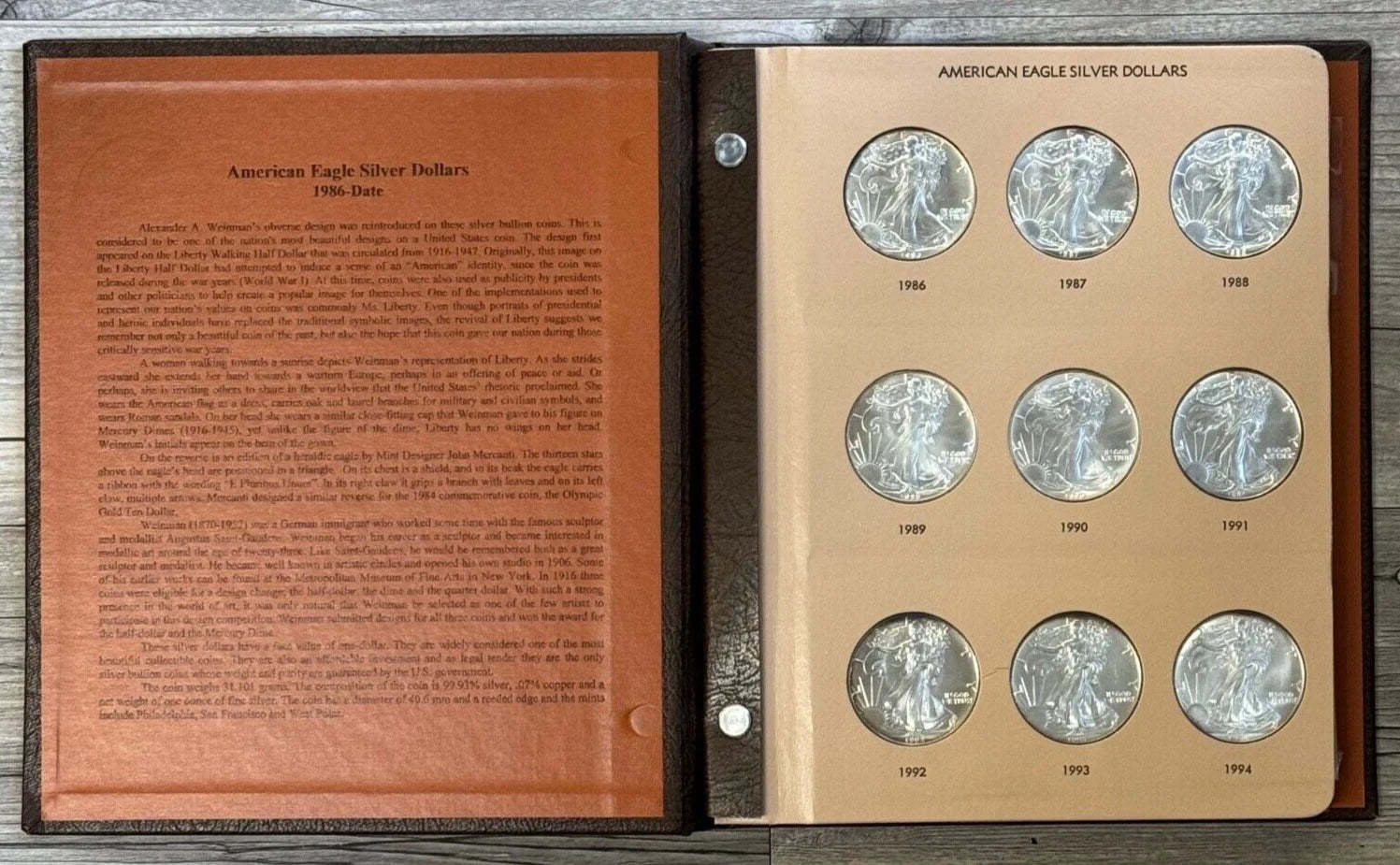 1986-2025 American Silver Eagle 40-pcs Set