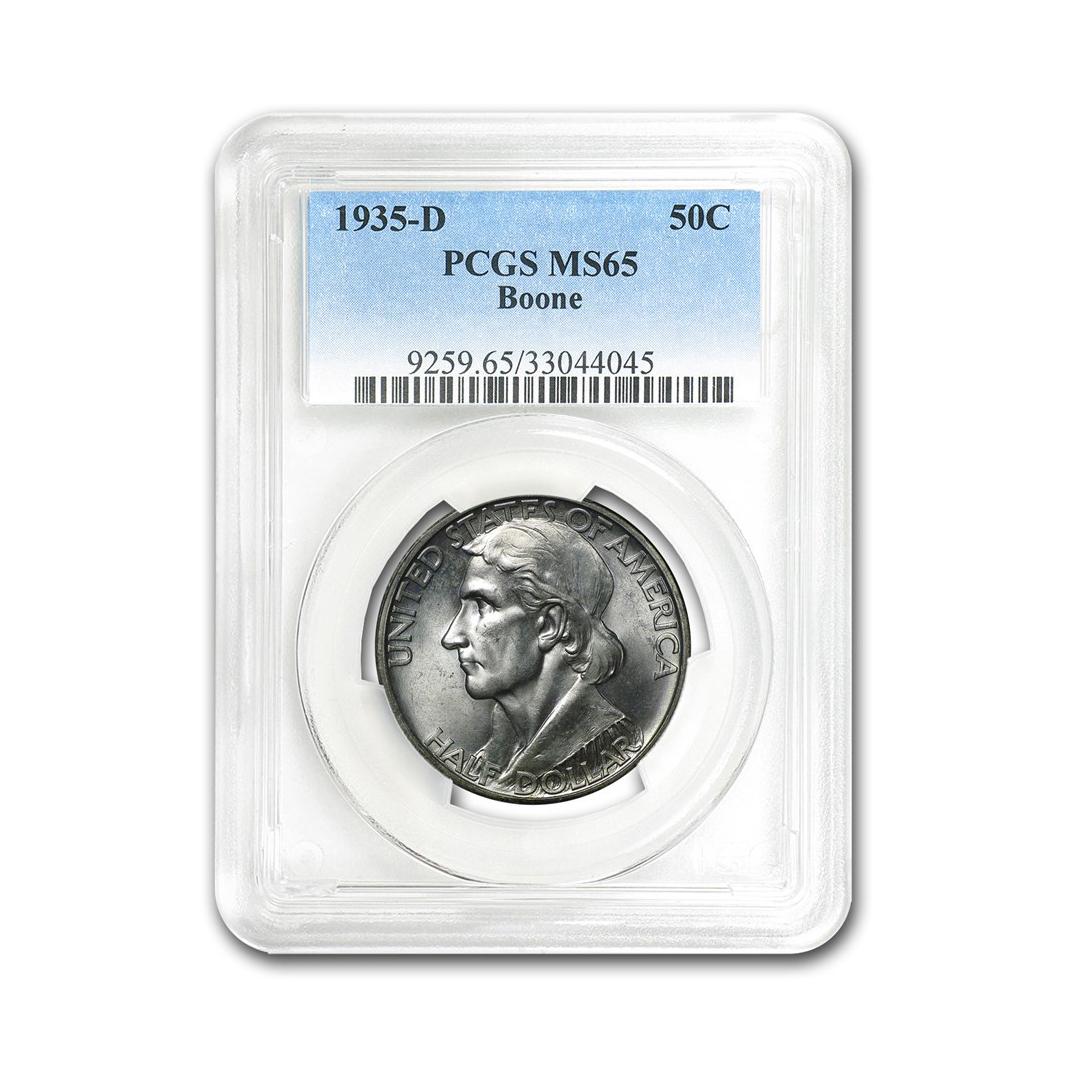 1935 Daniel Boone Bicentennial Half Dollar