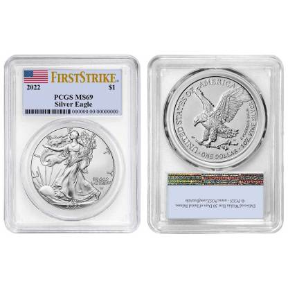 2026-2022 1-Oz American Silver Eagle Proof Coin Brilliant Uncirc First Strikes