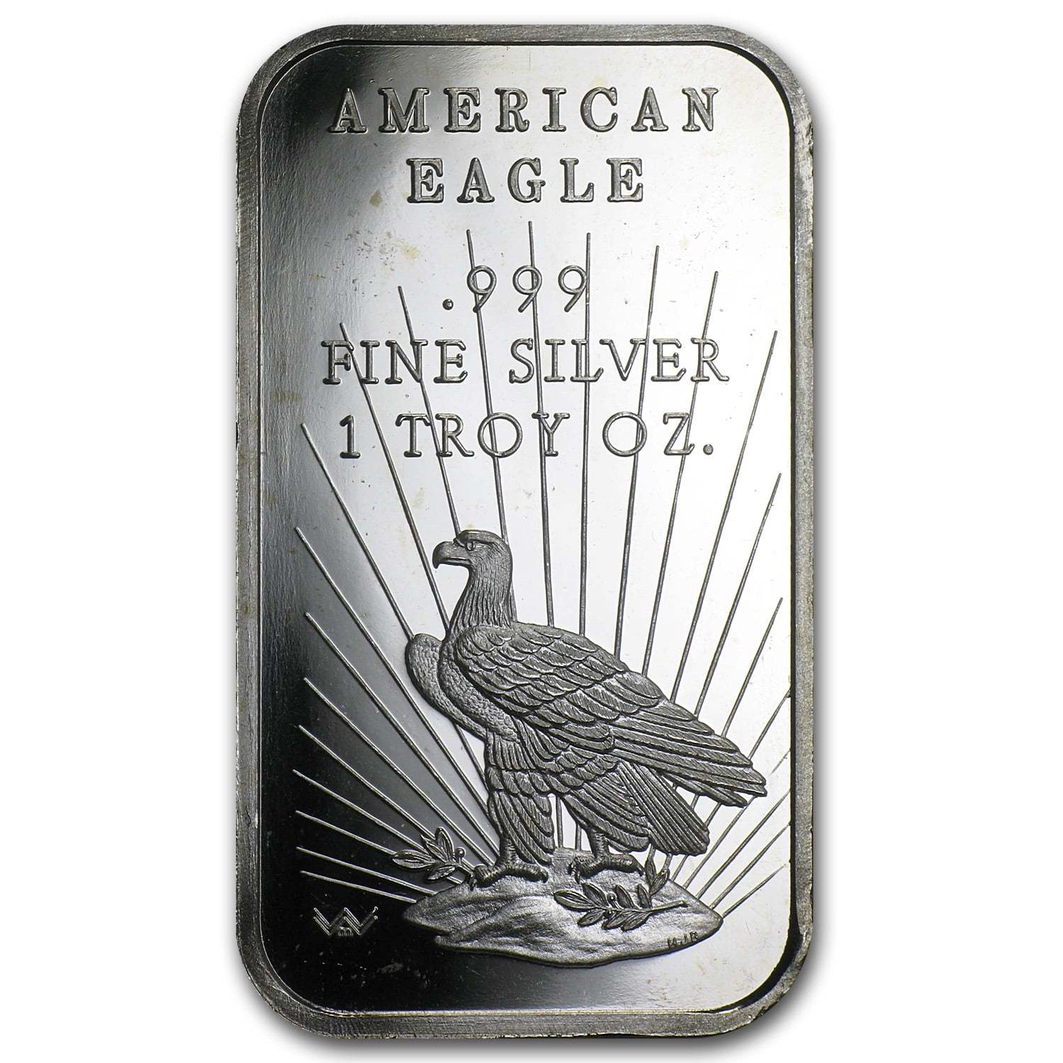 【LOT OF 10 】1 oz Silver Bar - World Wide Mint (Eagle) .999 Fine Silver | 1 Troy Ounce 