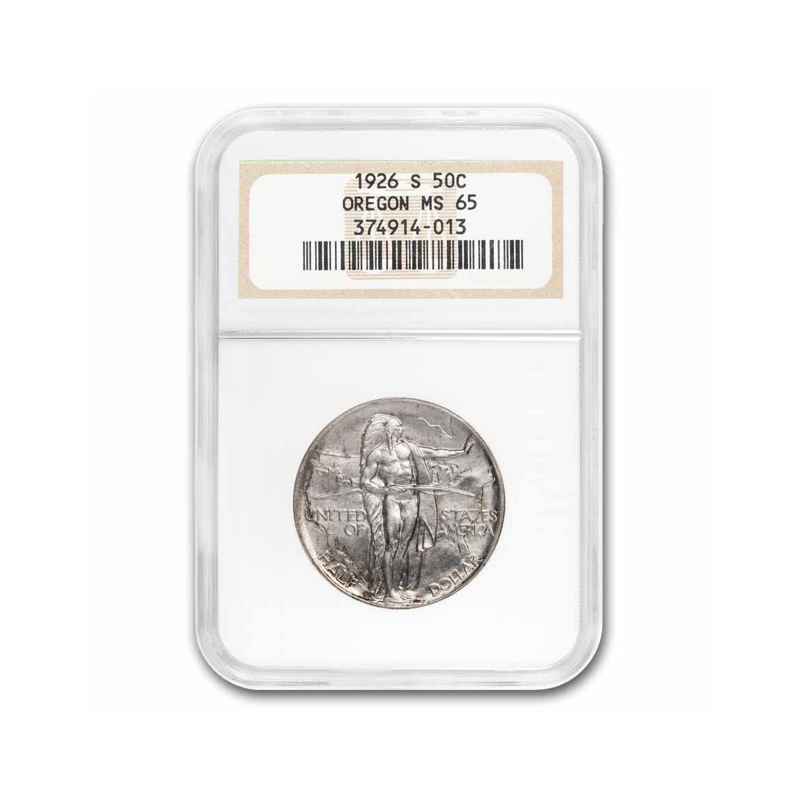 1926 Oregon Trail Memorial Half Dollar MS-65