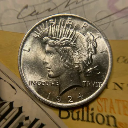 🕊️【1921-1935 Peace Silver Dollar 】Complete Collection, Gem BU from OBW Roll Hoard Auction