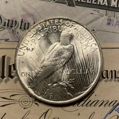🕊️【1921-1935 Peace Silver Dollar 】Complete Collection, Gem BU from OBW Roll Hoard Auction