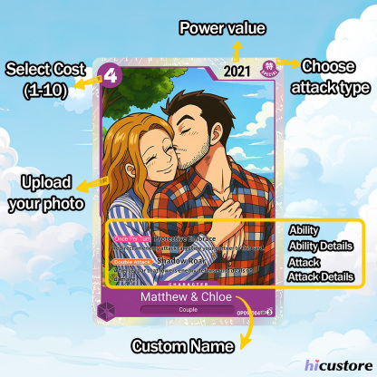 Custom Anime OP TCG Card For Couples-Claire Custom