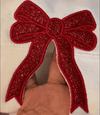 Personalized Mama Side Bow Embroidered Sweatshirt-Claire Custom