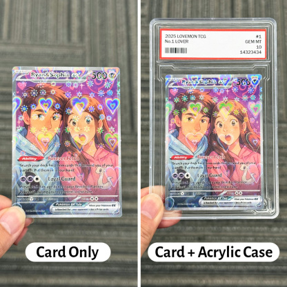 Custom Anime Couples Pokecard TCG V/Vmax/VSTAR/EX/GX/TRAINER Card