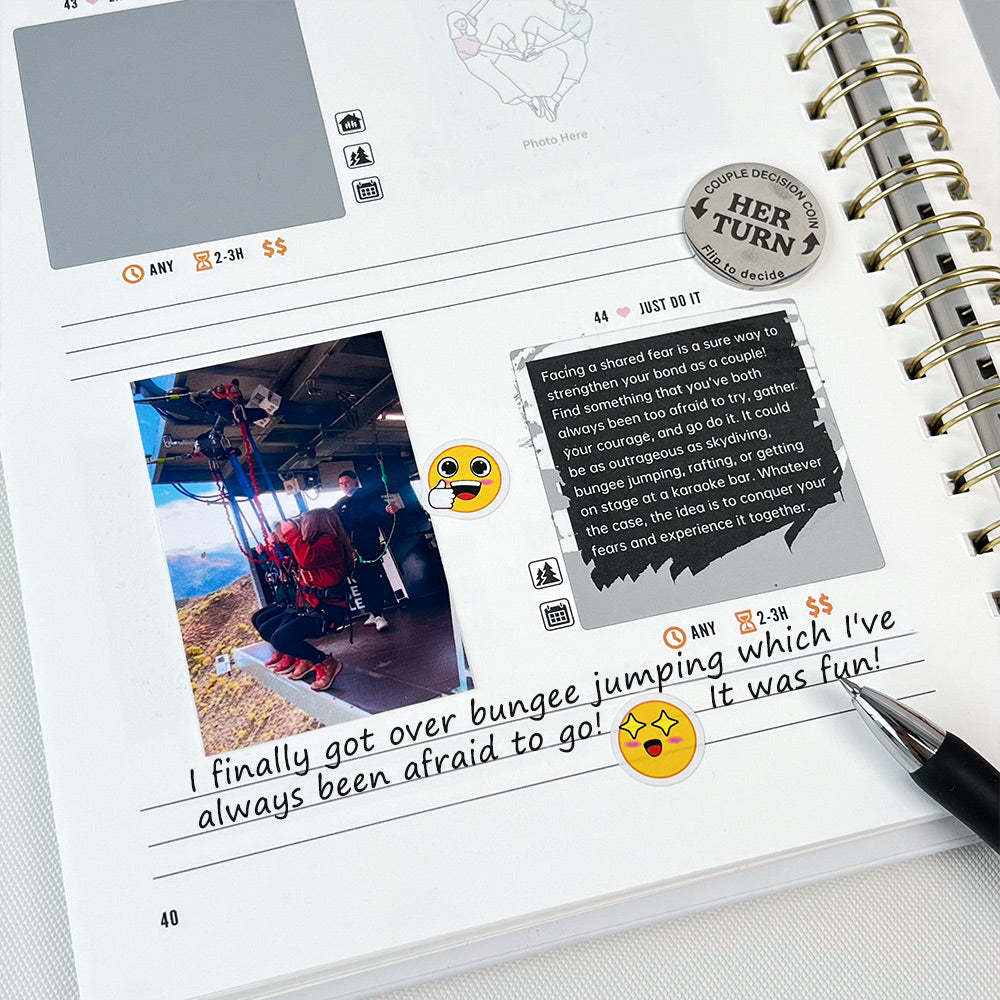 Write A Book About Our Date Adventure-6in1 Gift Set-Claire Custom