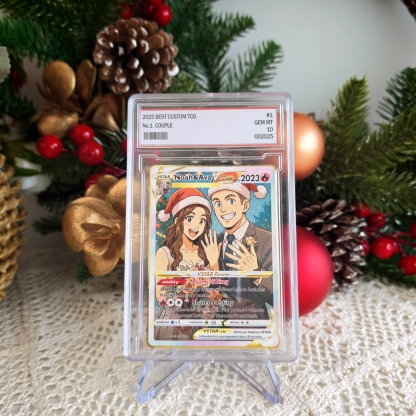 Custom Anime Couples Christmas Pokecard TCG V/Vmax/VSTAR/EX/GX Card