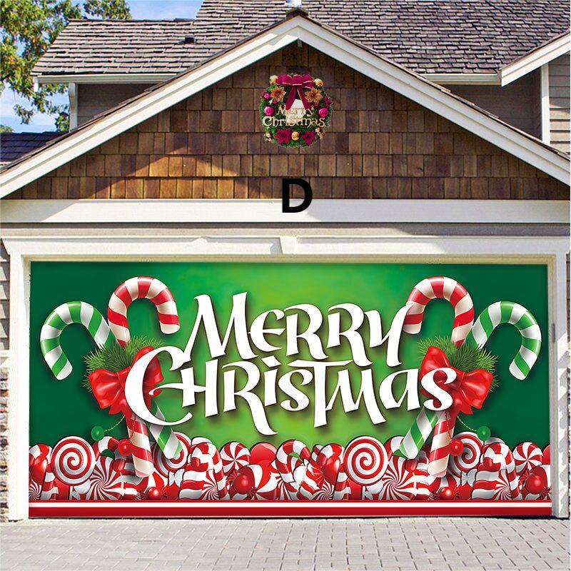 🎄 Christmas  Reusable Garage Door Decoration-Claire Custom
